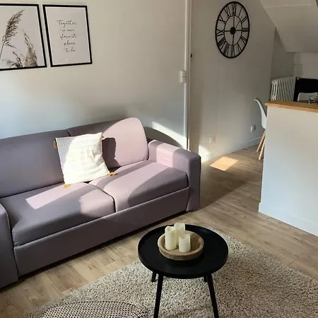 L'escapade : Maison Centre-ville Avec Cour Feriehus *